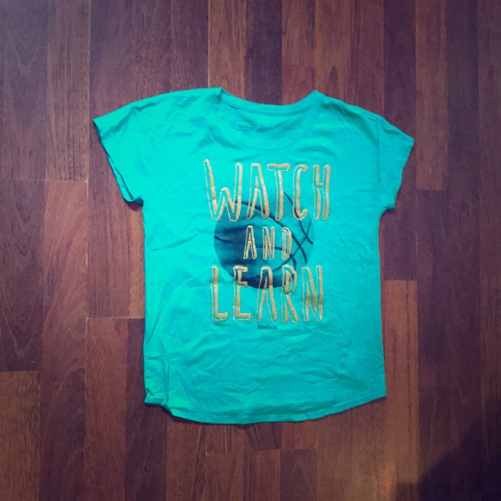 rebook basketball girls shirt
